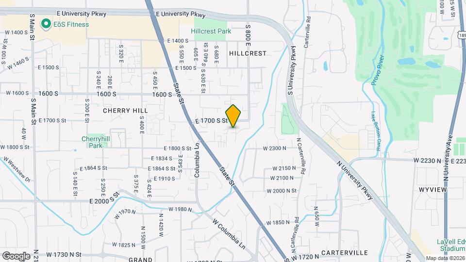 1734 S 750 E St Map and Location Details