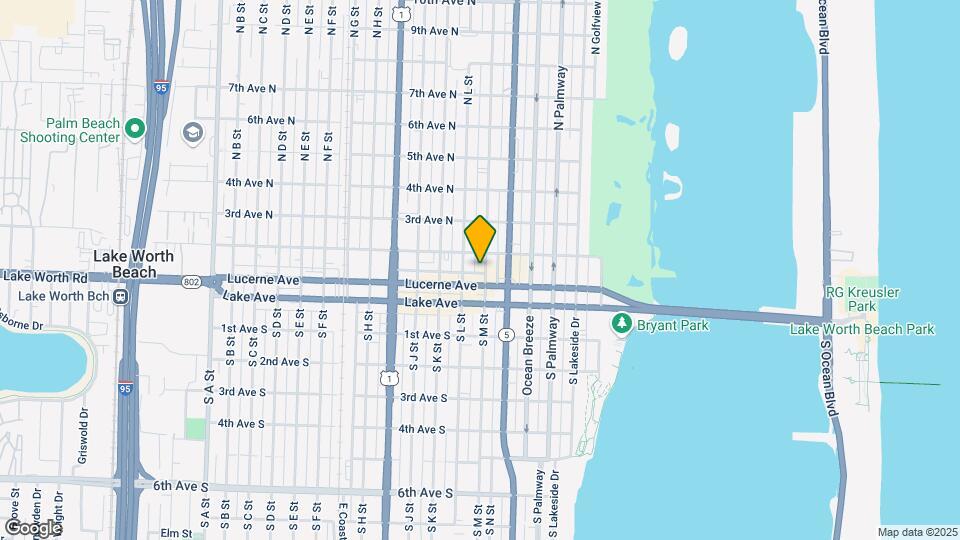 113 N M St, Unit 1 Map and Location Details