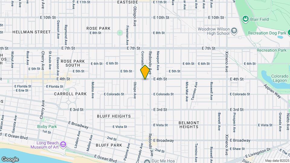 392 Coronado Ave Map and Location Details
