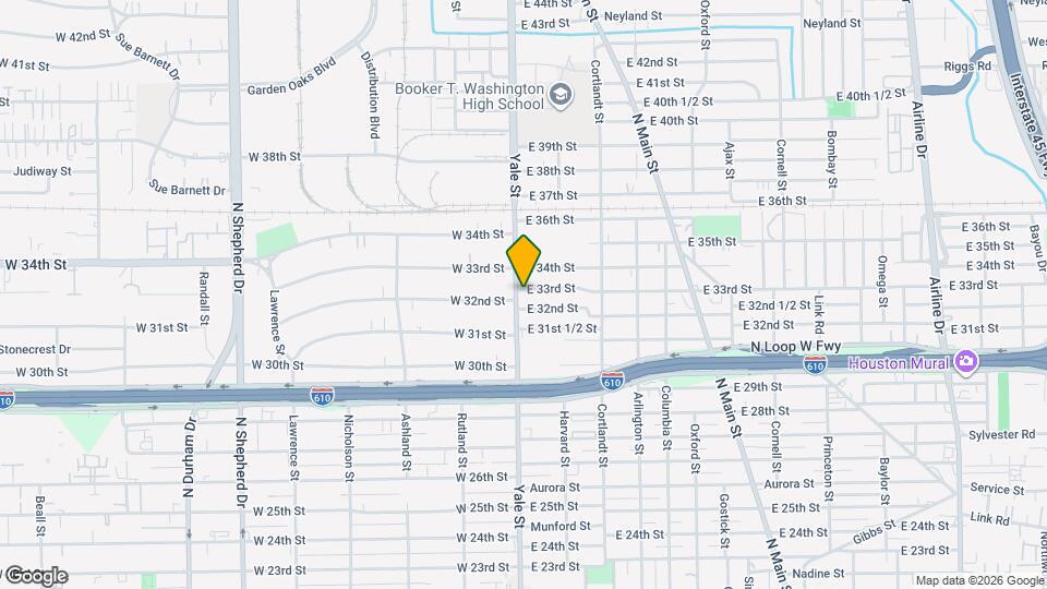 100 E 33rd St Map and Location Details