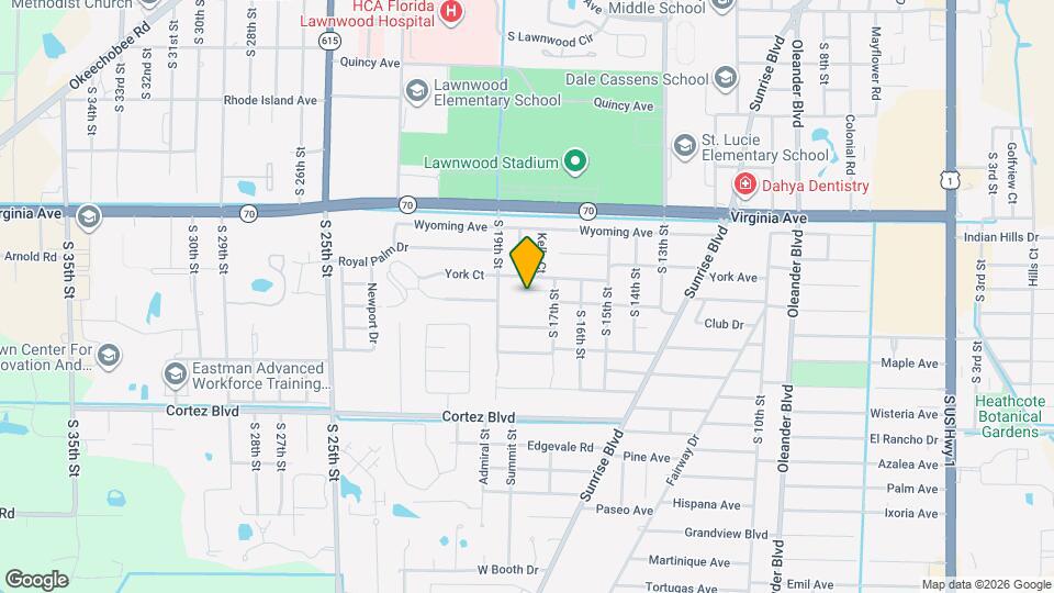 2513 S 17th St Map and Location Details