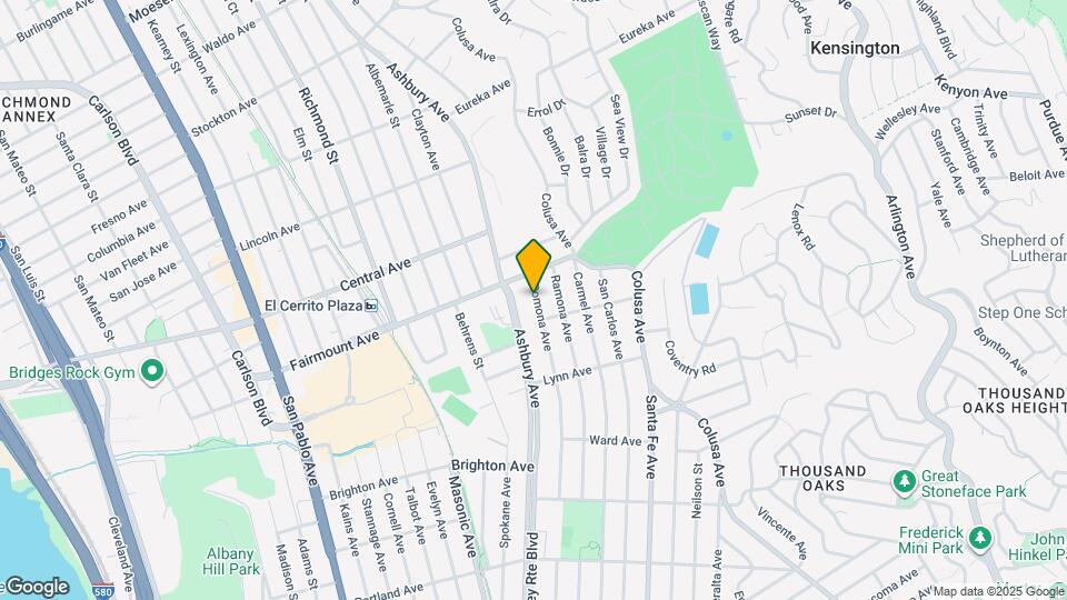 317 Pomona Ave Map and Location Details