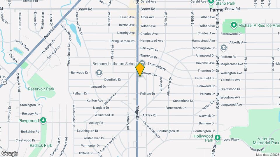 6099 Ridge Rd Map and Location Details