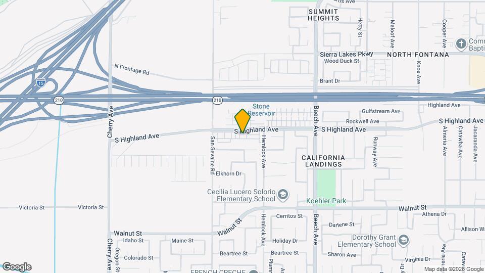 14975 S Highland Ave Map and Location Details