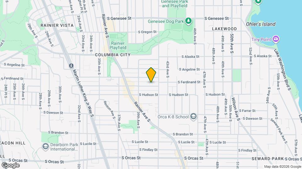 3938 S Ferdinand St Map and Location Details