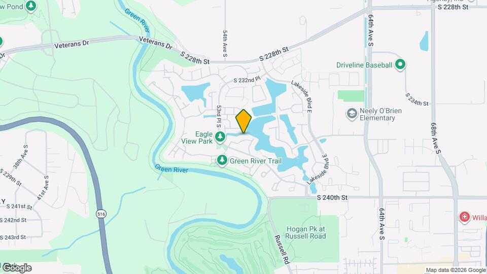 5512 S 236th Pl Map and Location Details