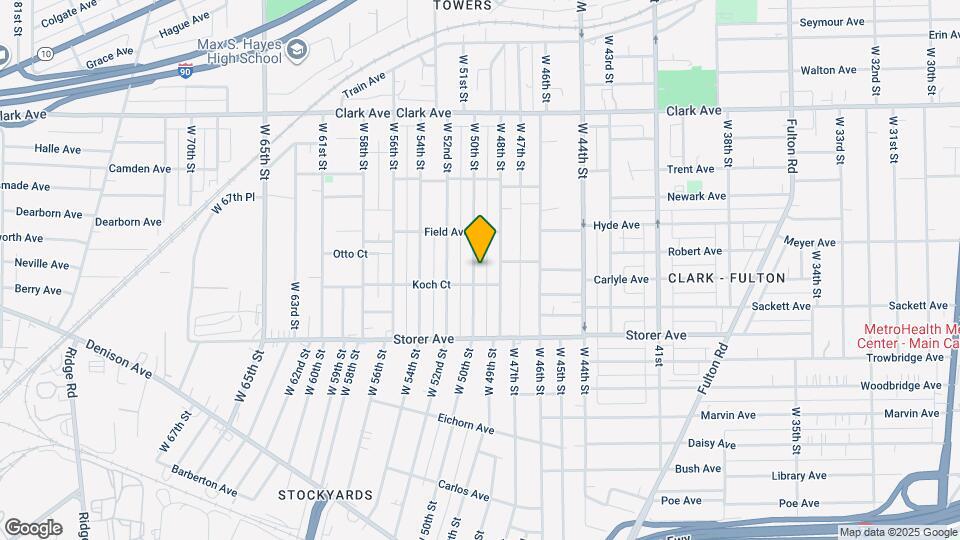 3279 W 50th St Map and Location Details