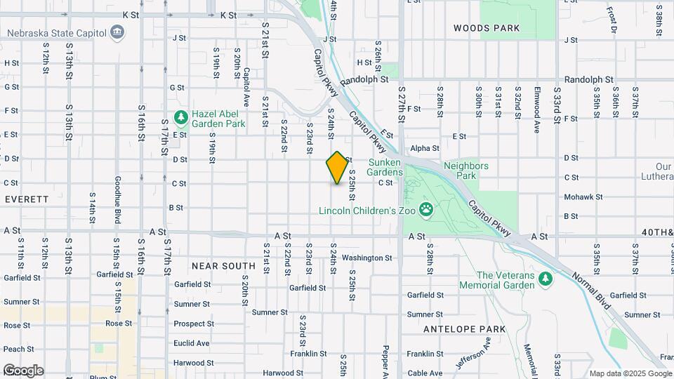 1210 S 24th St Mapa y Detalles de la Ubicación