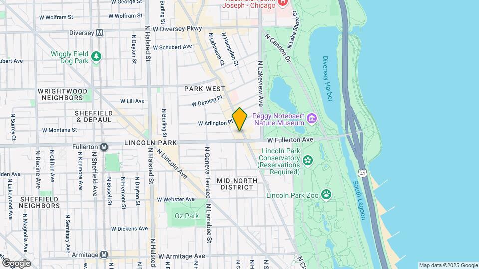 Lincoln Park Condos Map and Location Details