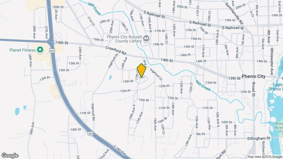 1304 17th Ave Map and Location Details