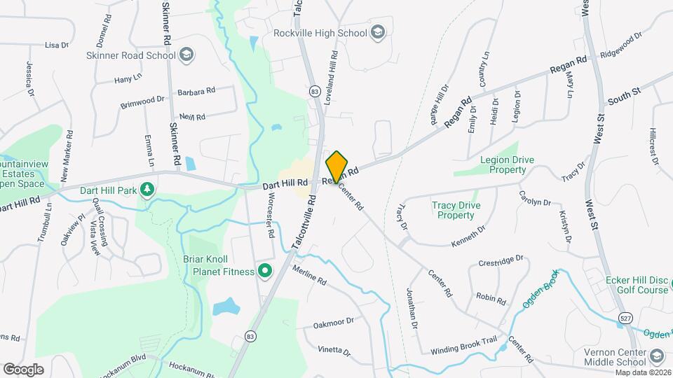 341 Center Rd Map and Location Details