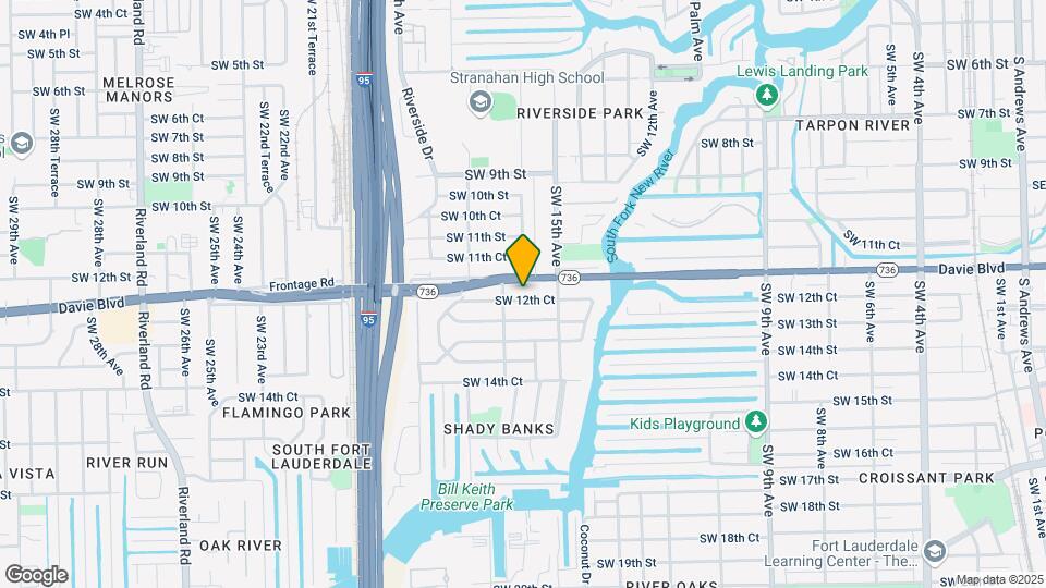 1601 SW 12th Ct Map and Location Details