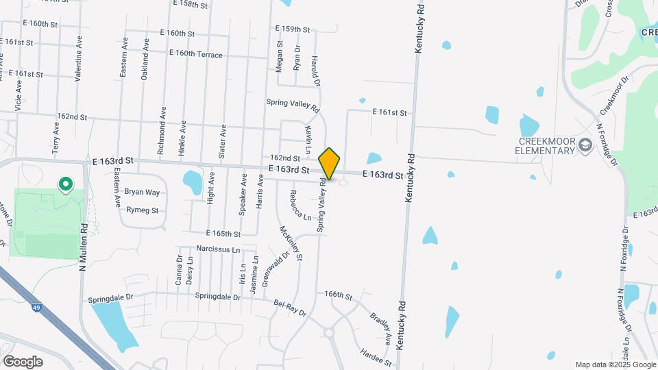 16305 Spring Valley Rd Map and Location Details