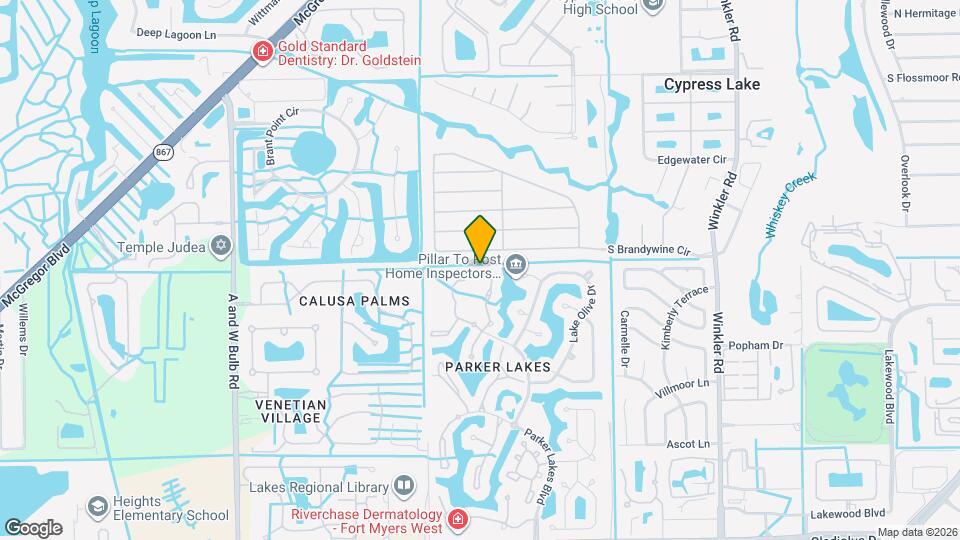 14550 Glen Cove Dr Map and Location Details