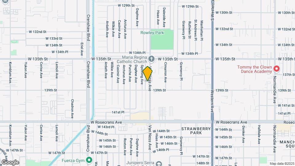 13801 - 13817 Van Ness Ave Mapa y Detalles de la Ubicación