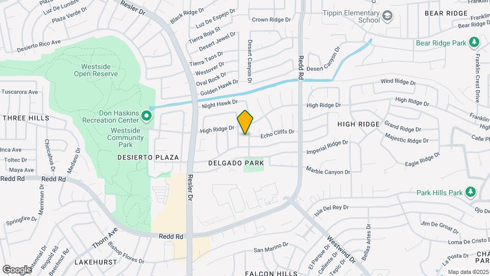 1123 Night Hawk Dr Map and Location Details