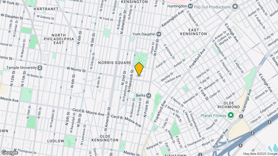 2005 N Mascher St Map and Location Details