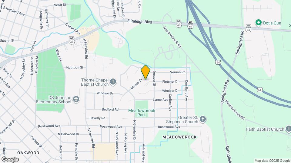 1712 Fletcher Dr Map and Location Details