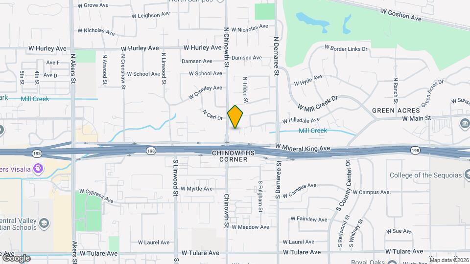 4017 W Hillsdale Ct Map and Location Details