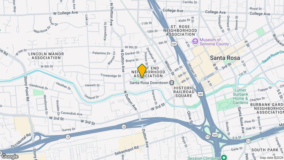 205-207 W 7th St Map and Location Details