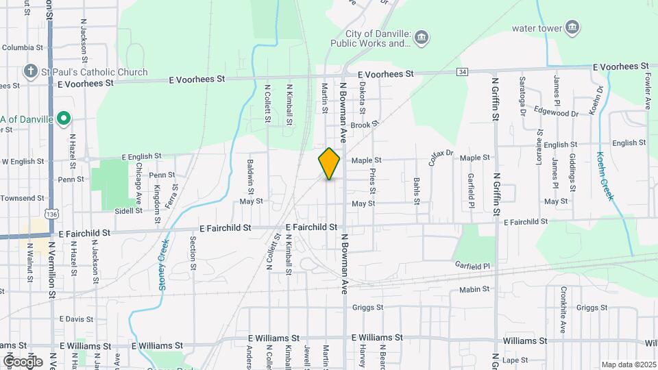 921 Martin St Map and Location Details