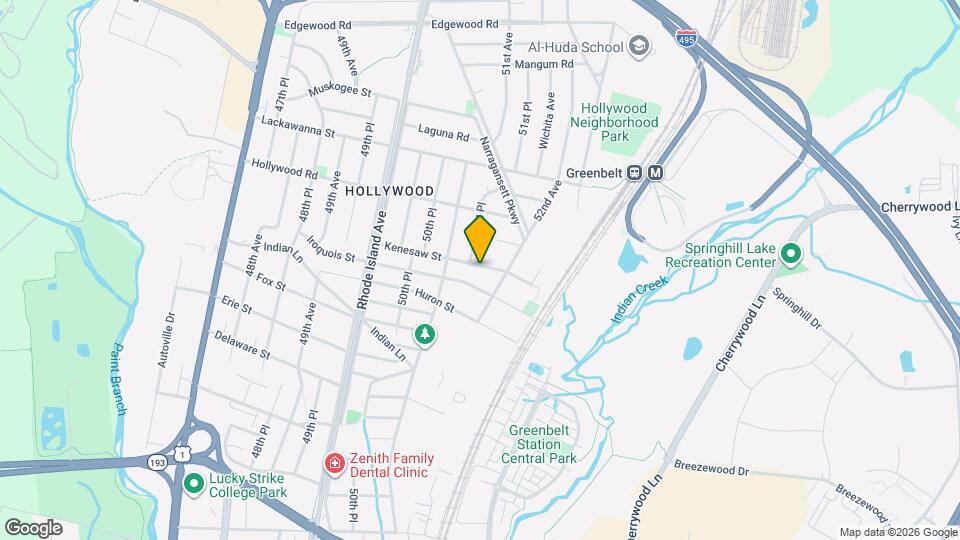 5117 Kenesaw St Mapa y Detalles de la Ubicación