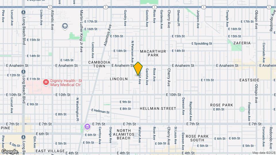 1111 Walnut Ave-Unit -1115 Mapa y Detalles de la Ubicación