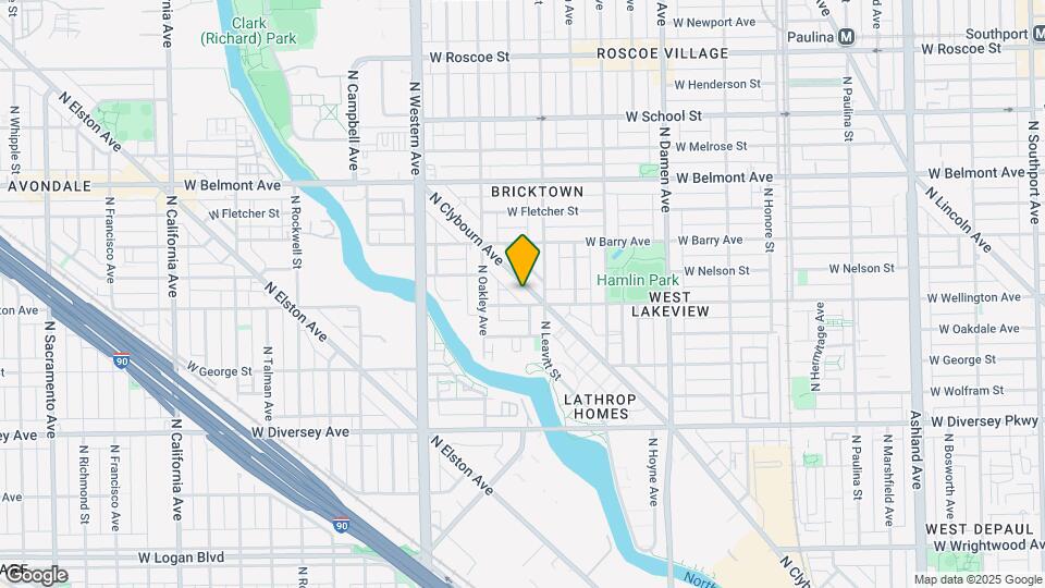 3018 N Clybourn Ave Map and Location Details