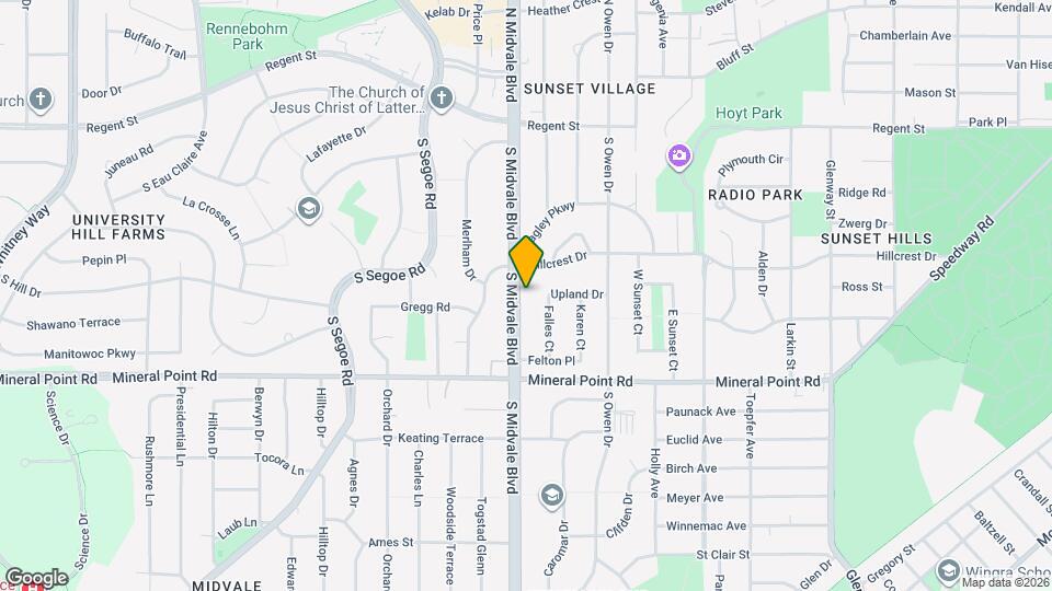 209 S Midvale Blvd Map and Location Details