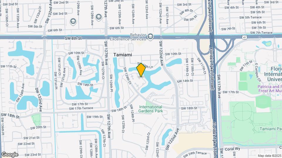 1301 SW 124th Ct Mapa y Detalles de la Ubicación