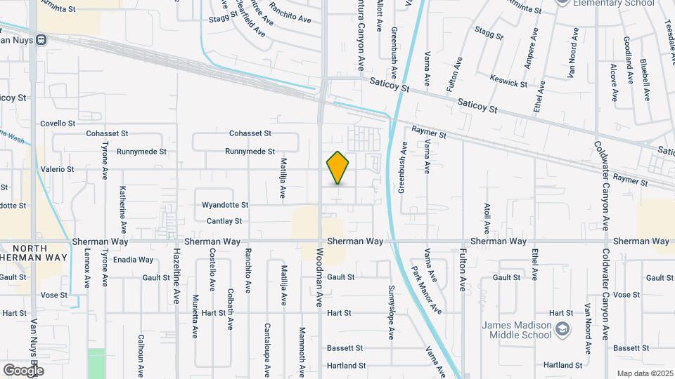 13634 Leadwell St Map and Location Details