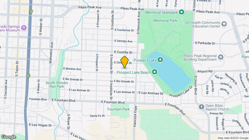 524 S Cedar St Map and Location Details
