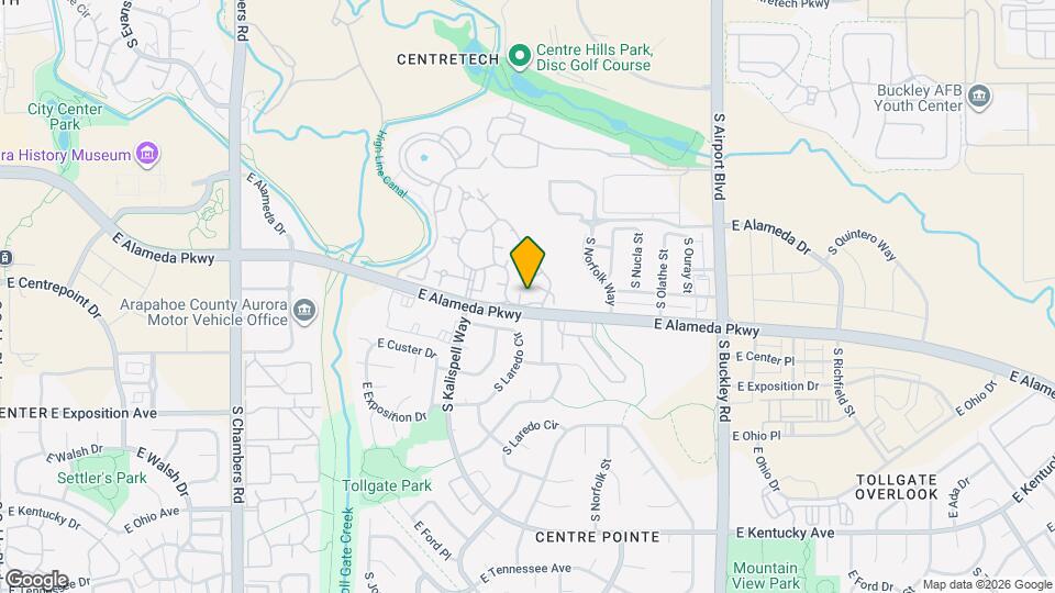 16255 E Alaska Pl, Unit 6 Map and Location Details