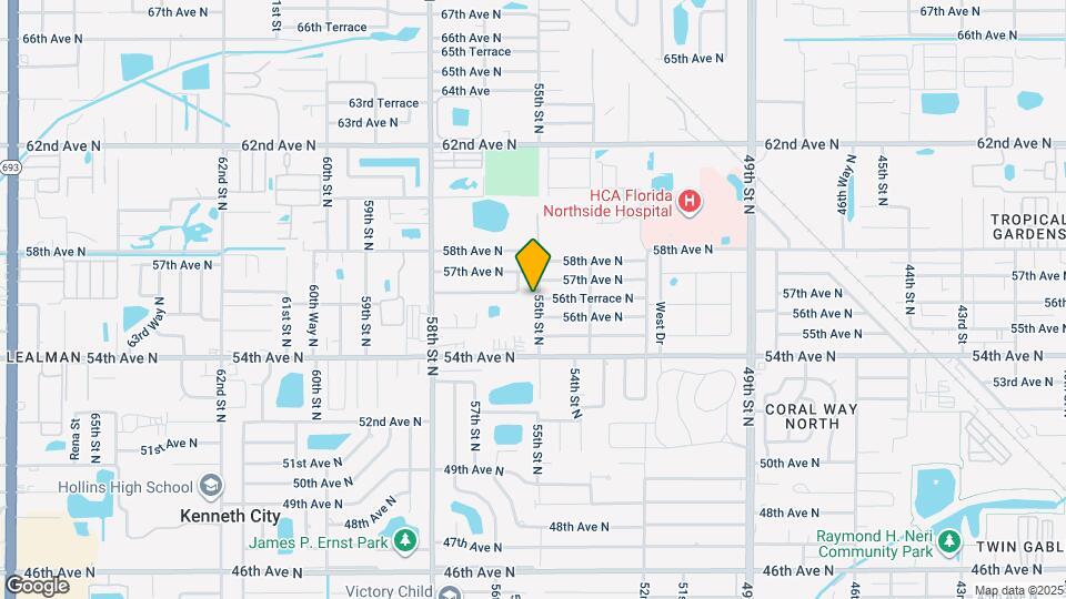 5642 55th St N Mapa y Detalles de la Ubicación