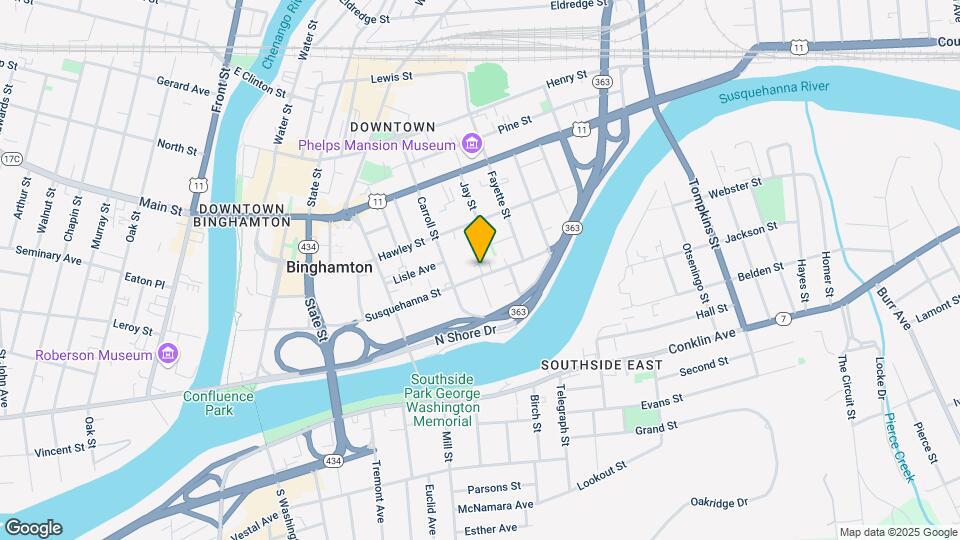 129 Susquehanna St Map and Location Details