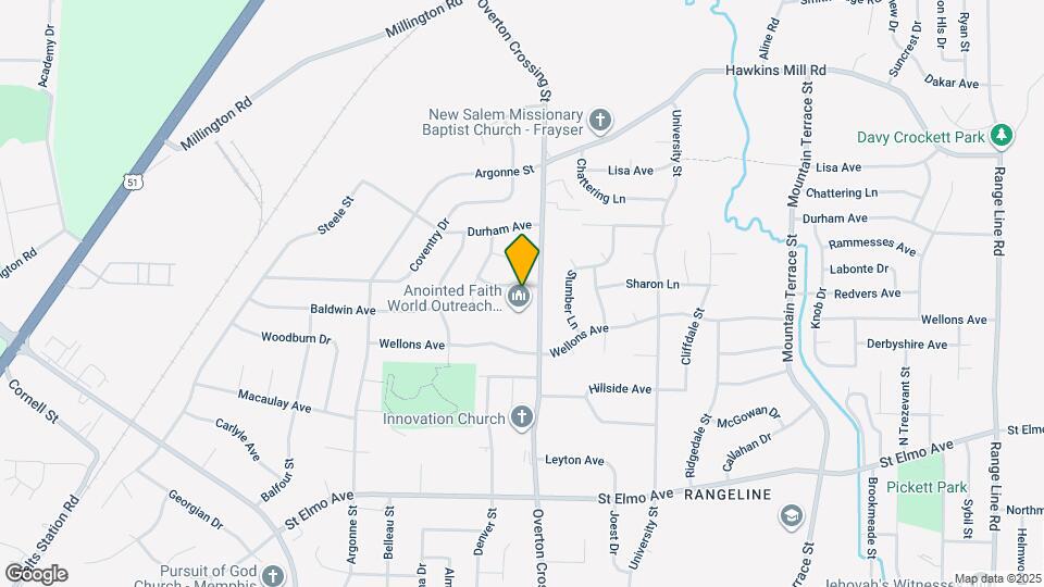 2097 Sharon Ln Mapa y Detalles de la Ubicación