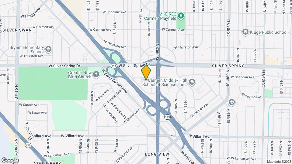 7723 W Sheridan Ave Map and Location Details