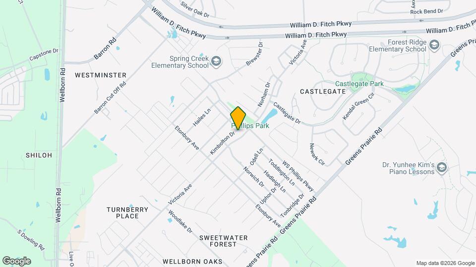 Available August 2026! 4/2.5 in highly desired Castlegate II Map and Location Details