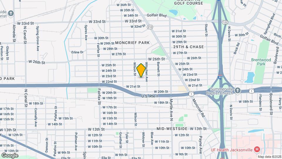 1499 W 22nd St Map and Location Details