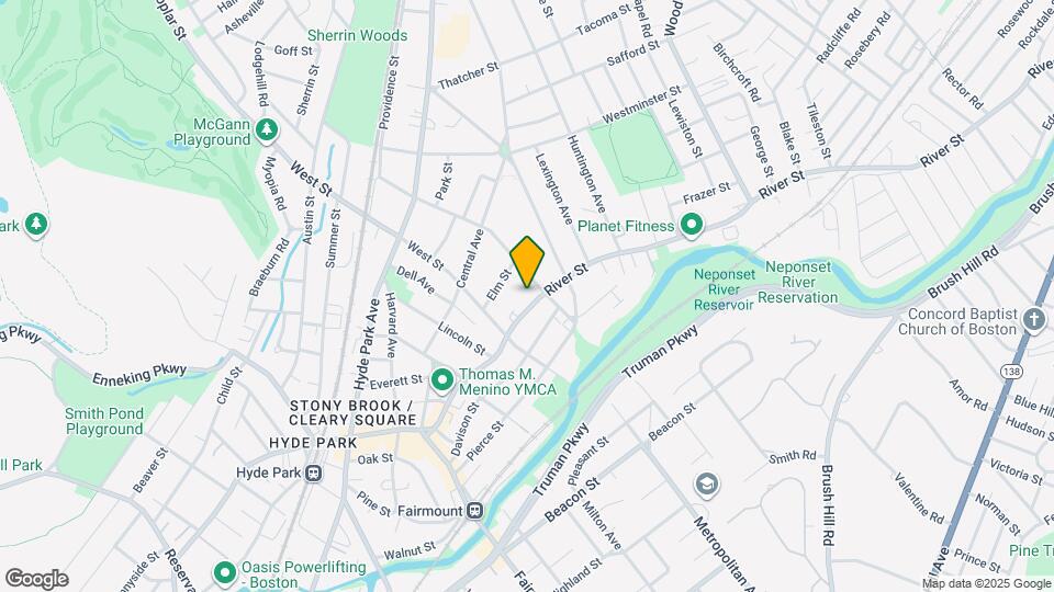 1037 River St Map and Location Details