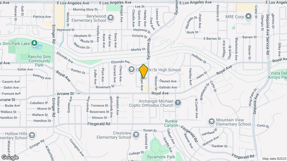 1290 Sawyer Ave Map and Location Details