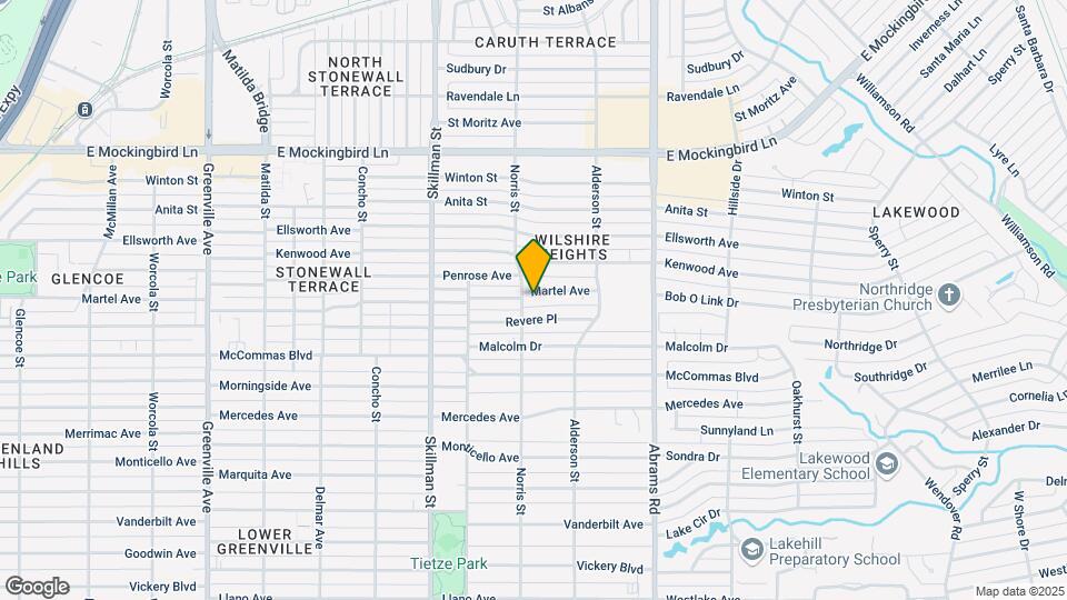 6260 Martel Ave Map and Location Details