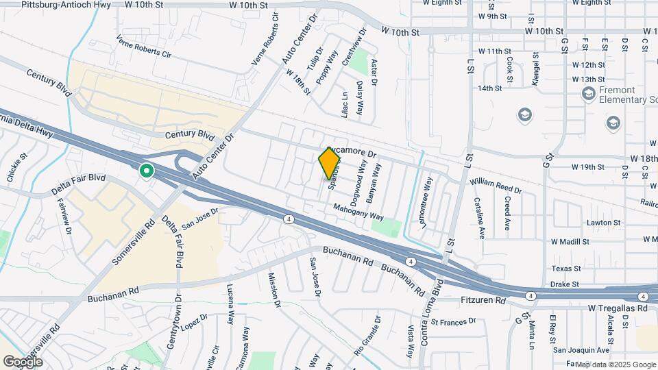 2300 Spanos St Map and Location Details