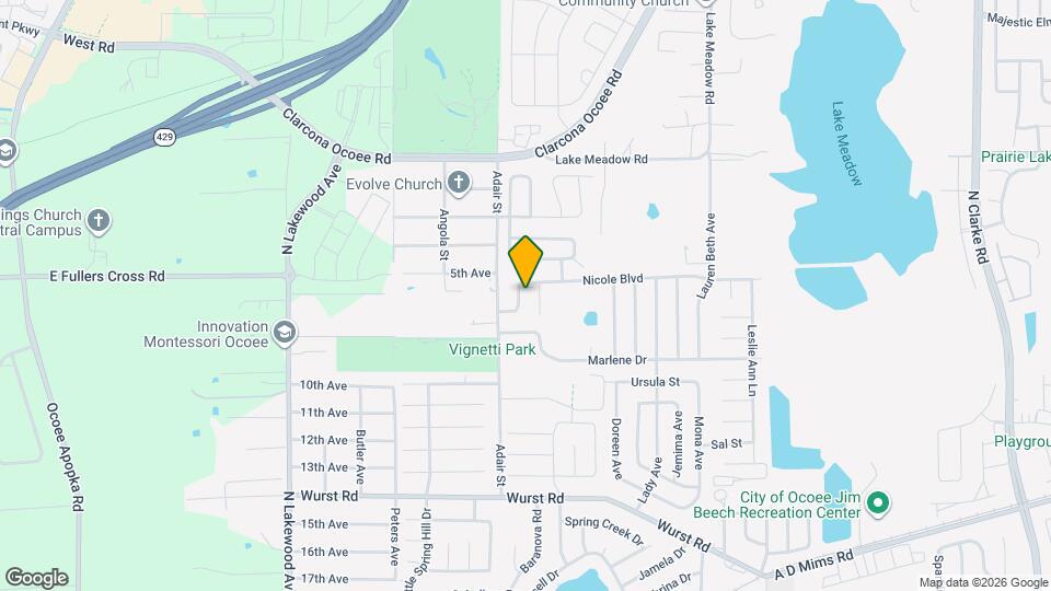 515 Nicole Blvd Map and Location Details