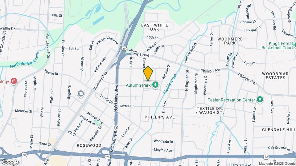1708 Boone St Map and Location Details