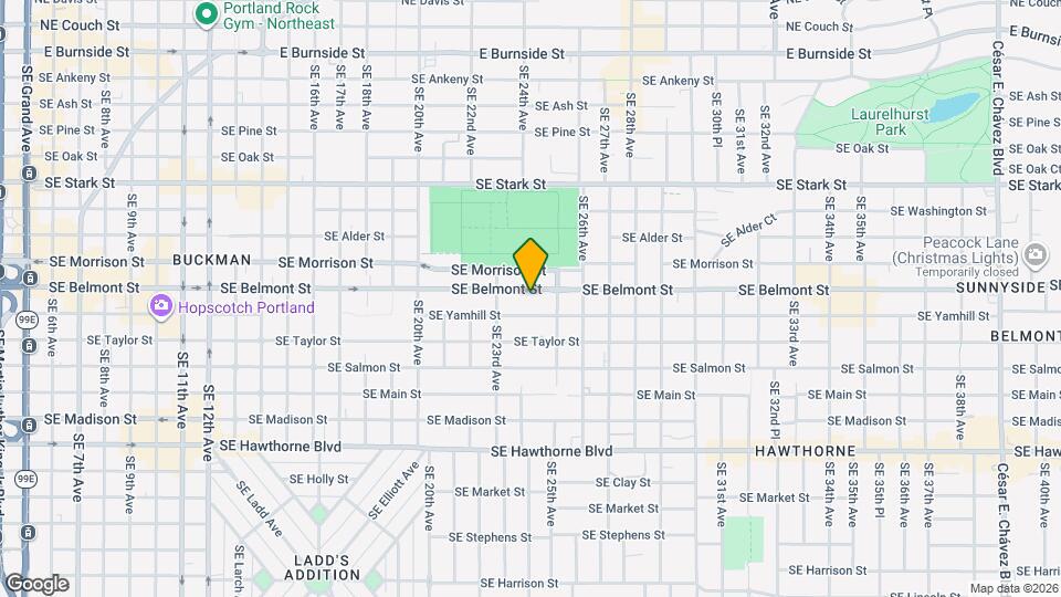 2412 SE Belmont St Map and Location Details