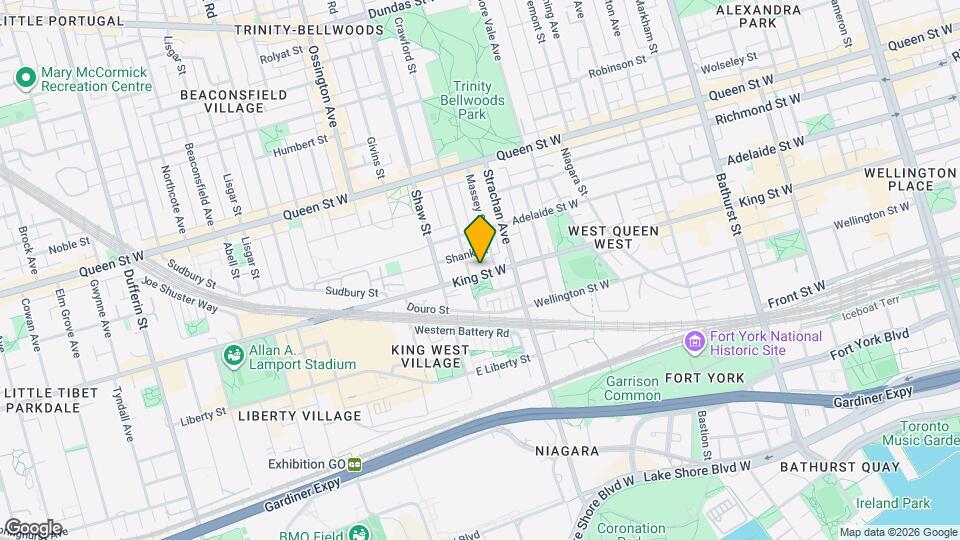 954 King St W Map and Location Details