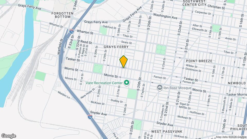 1605 S 27th St Map and Location Details