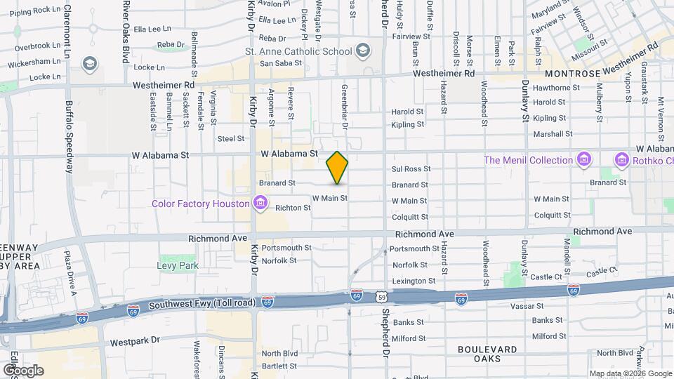 2215 Branard St Map and Location Details