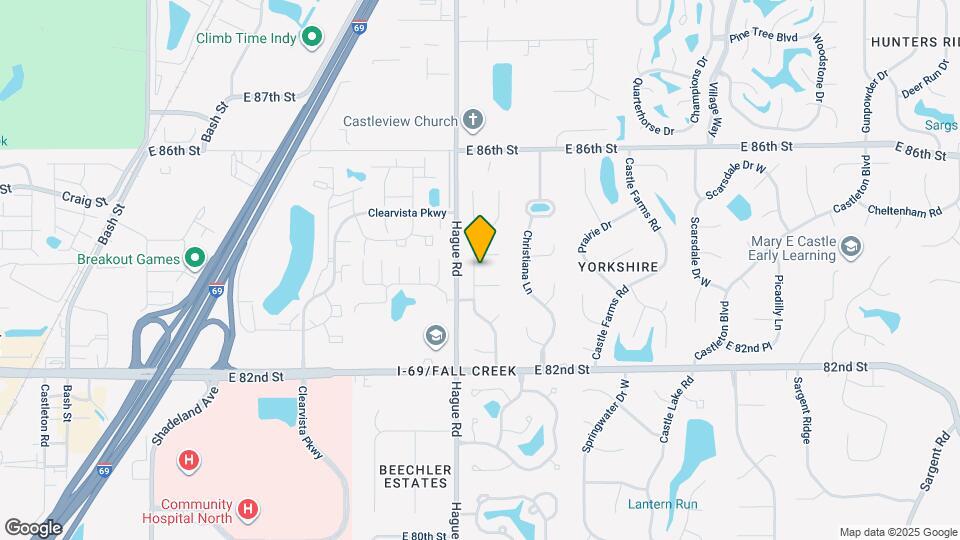 8365 Castle Ridge Ln Map and Location Details